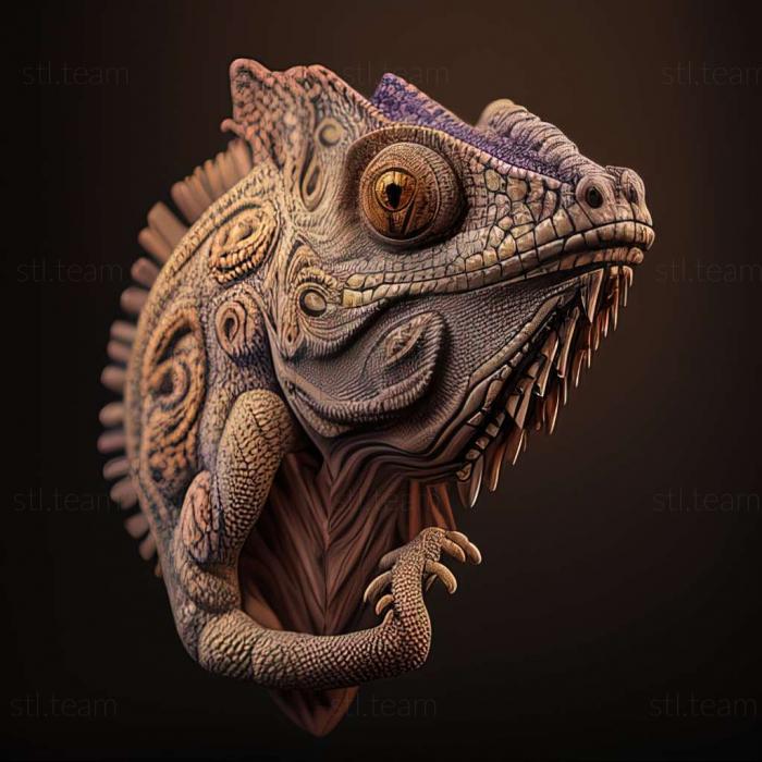 3D model Furcifer lateralis (STL)